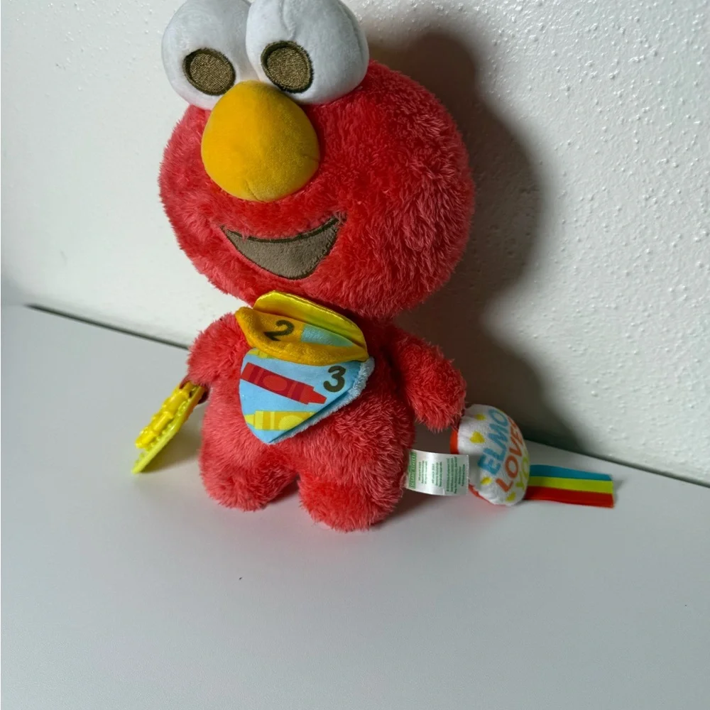Sesame Street Red and Yellow Plush Bird Toy